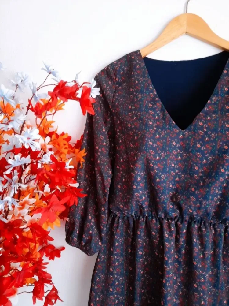 vestido feminino estampado floral p