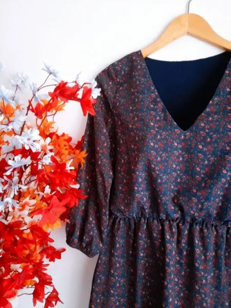 vestido feminino estampado floral p
