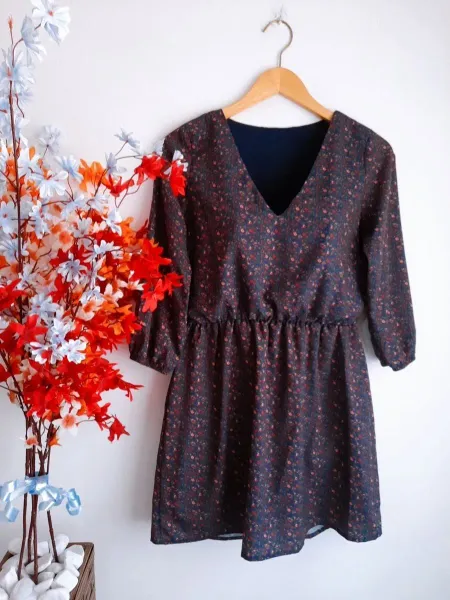 vestido feminino estampado floral p