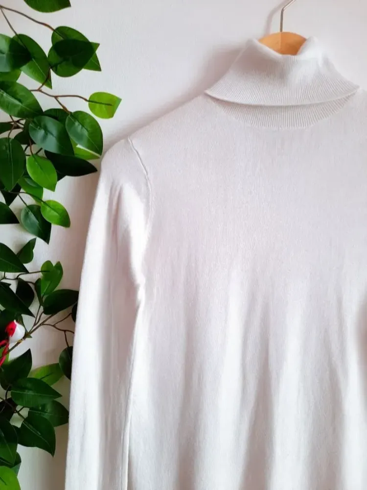suéter zara gola alta p