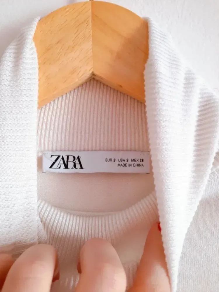 suéter zara gola alta p
