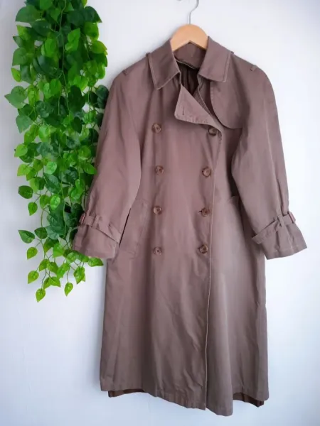 casaco trench coat longo london fog