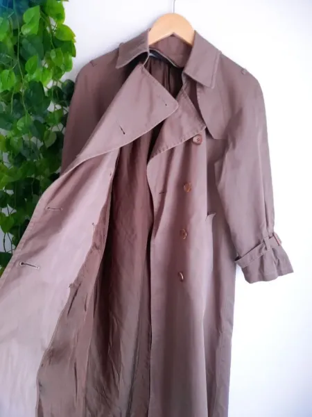casaco trench coat longo london fog