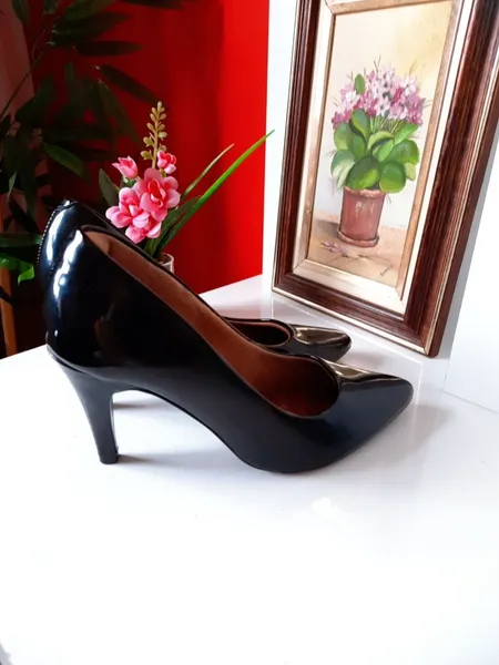 sapato scarpin mr.cat verniz preto 36