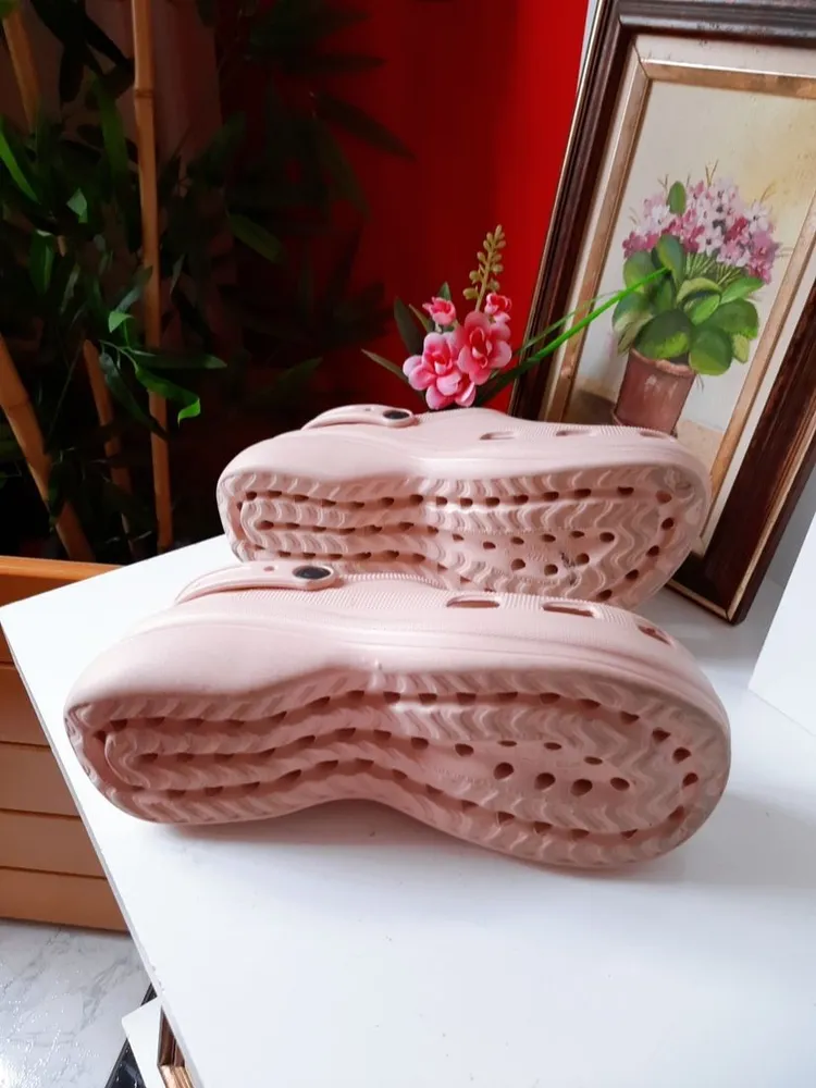 babuche plataforma ortopédico rosa 39