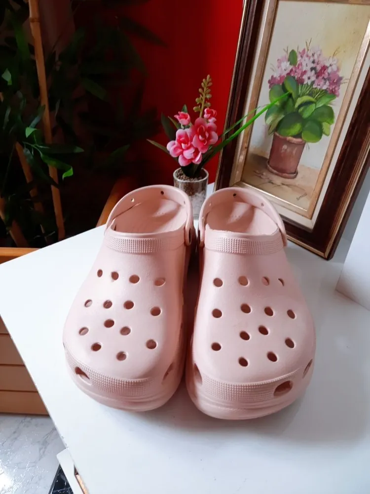 babuche plataforma ortopédico rosa 39