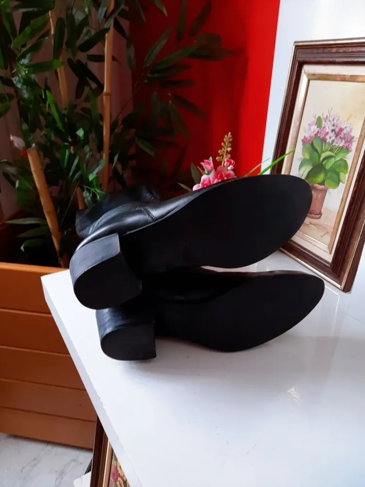 bota montaria dudaia couro cano alto 36