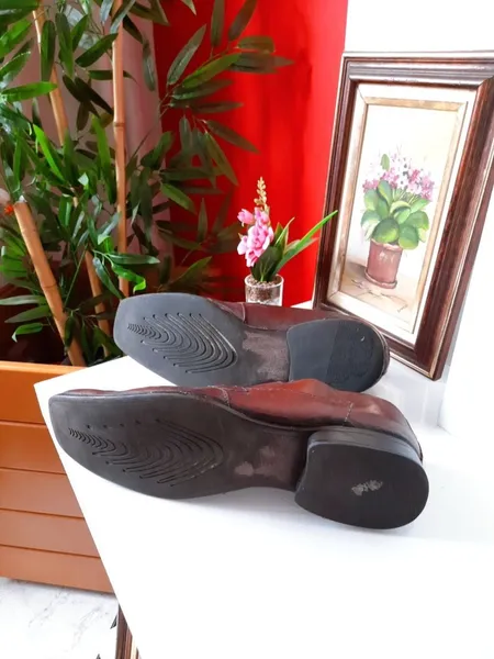 sapato social mariner couro marrom 41