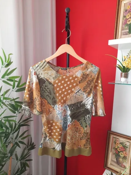 blusa dalant estampada m