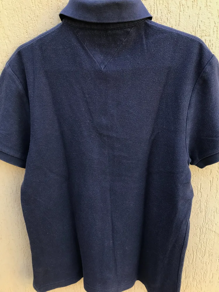 Camisa Polo Marinho Da Marca Tommy Hilfiger