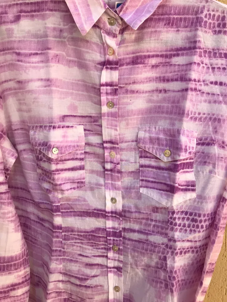 Camisa Rosa E Branco Da Marca Le Lis Blanc