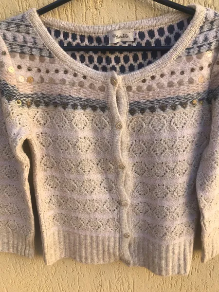 Casaquinho Cardigan Em Tricot  Da Marca Maria Filó