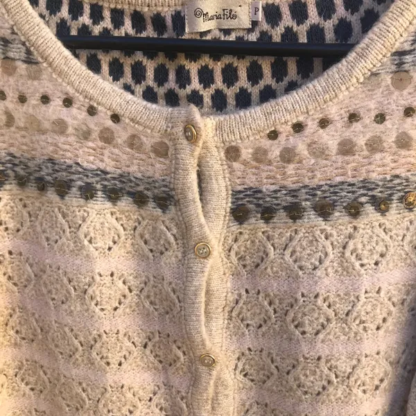 Casaquinho Cardigan Em Tricot  Da Marca Maria Filó