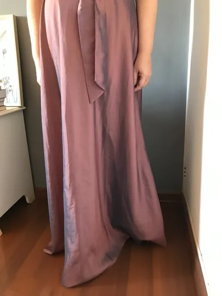 Vestido De Festa Marrom Da Marca Nathalia Buzulaf