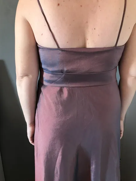 Vestido De Festa Marrom Da Marca Nathalia Buzulaf