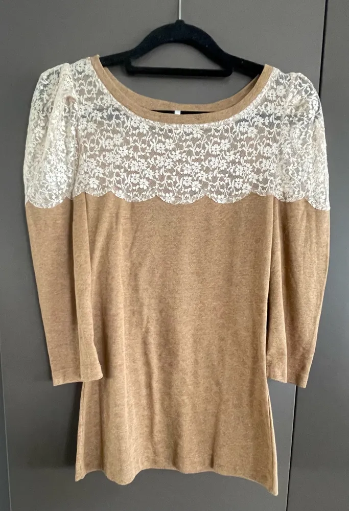 Blusa manga 7/8 Maria Filó estilosa em ótimo estado