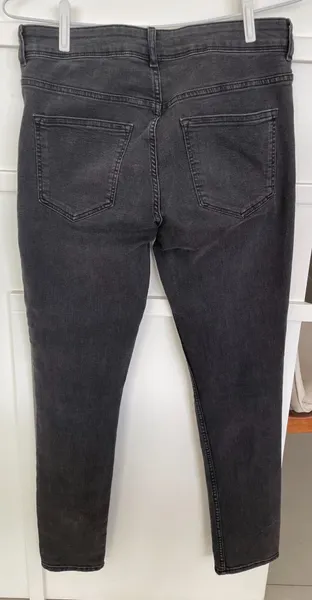 Calça skinny feminina jeans preta estilosa
