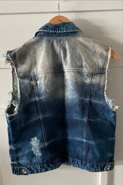 Lindo colete jeans Dirty Shoulder original com etiqueta