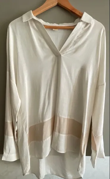 Linda camisa feminina mangas longas