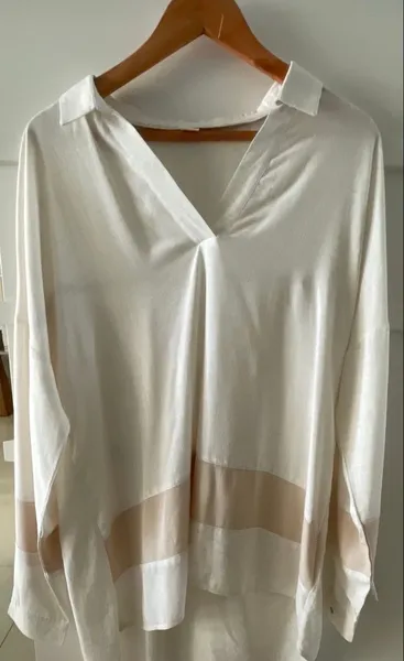 Linda camisa feminina mangas longas
