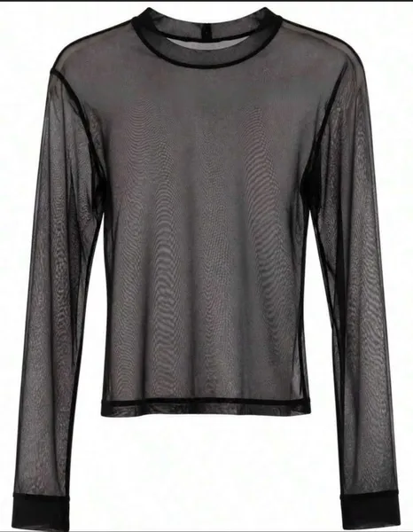 Blusa de Tule Transparente