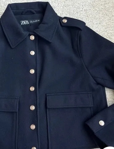 jaqueta feminina zara tamanho M