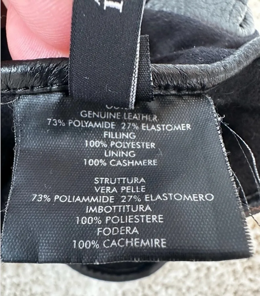 luva masculina gucci