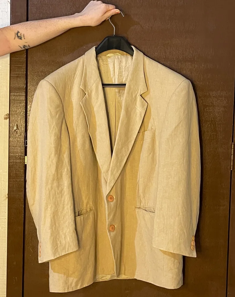 blazer christian dior monsieur linho vintage alfaiataria