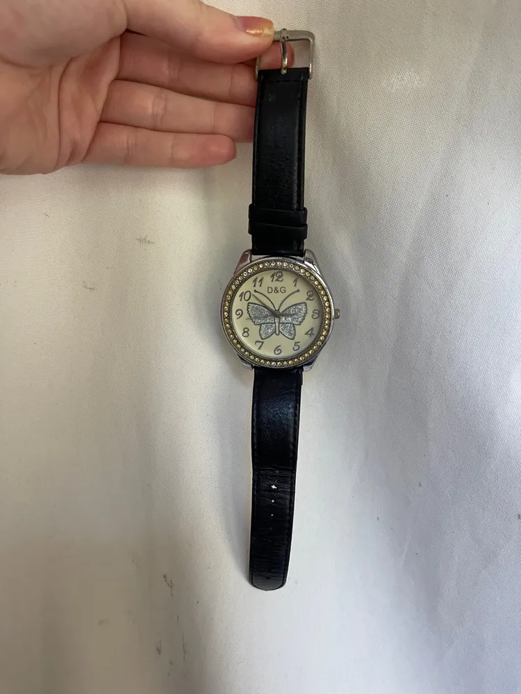 relógio dolce e gabbana glam retrô borboleta vintage mcblin