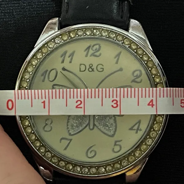 relógio dolce e gabbana glam retrô borboleta vintage mcblin