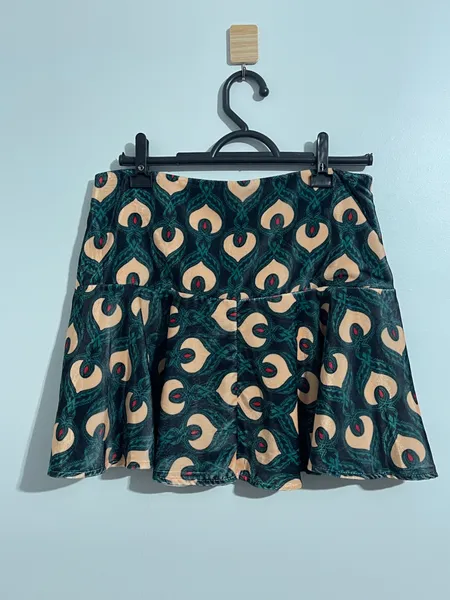 saia farm estampada verde boho tropical retrô verão