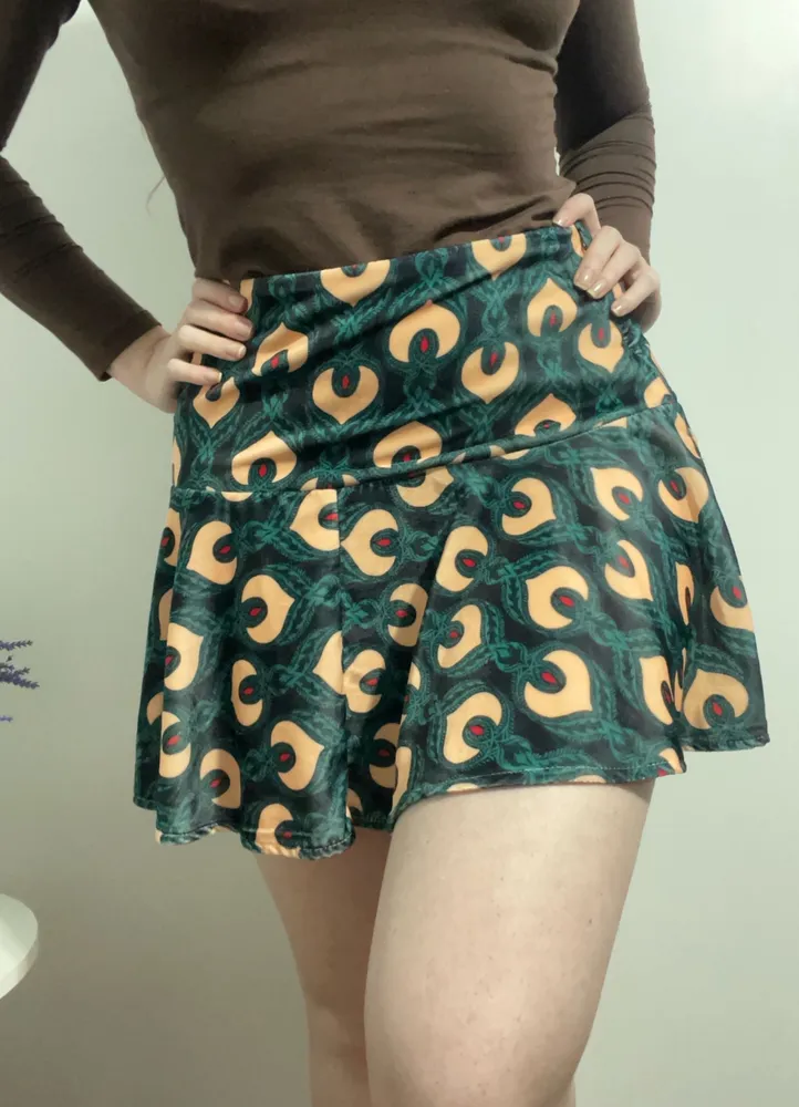 saia farm estampada verde boho tropical retrô verão