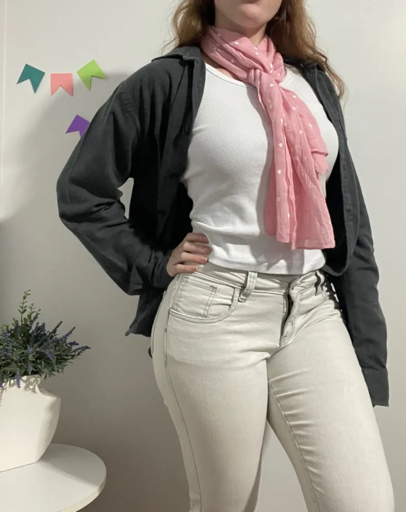 camisa flanela cinza uniqlo minimalista japonesa casual