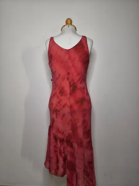 vestido vintage assimétrico
