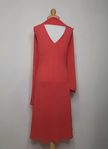 vestido vintage coral G