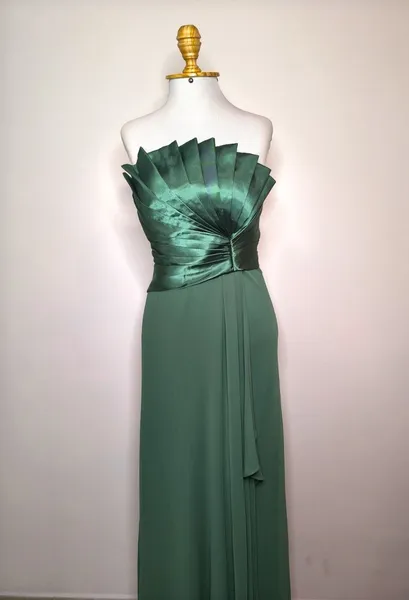 Vestido elegante verde formatura