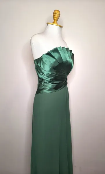 Vestido elegante verde formatura