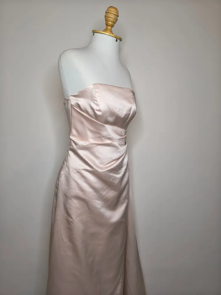 vestido noiva cetim champagne
