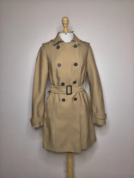Casaco trench coat zara bege