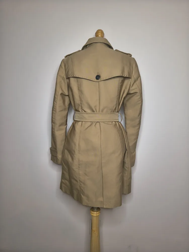 Casaco trench coat zara bege