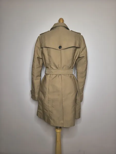 Casaco trench coat zara bege