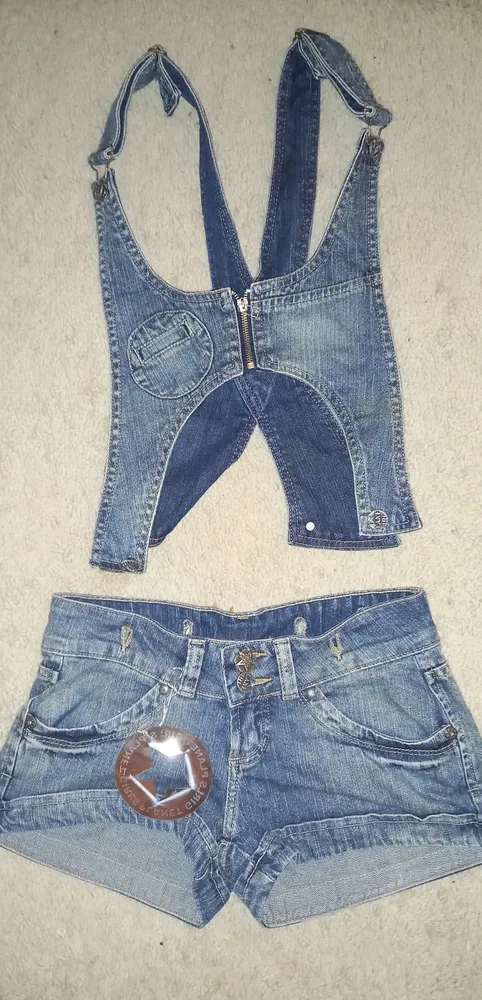Jardineira shorts Planet girls
