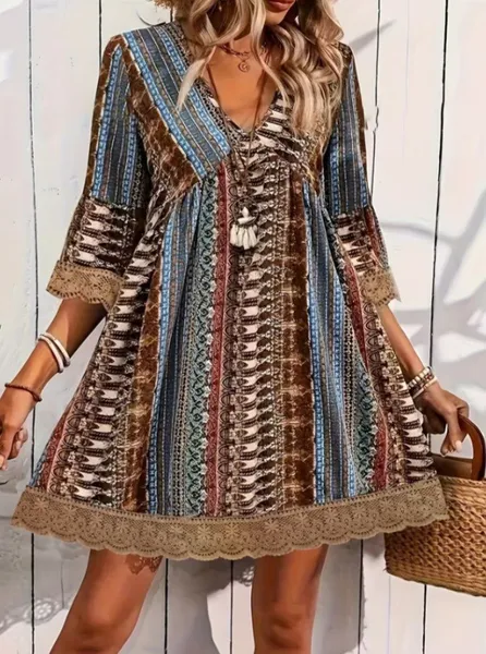 vestido estilo boho