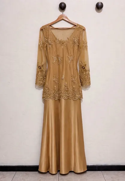 vestido de seda