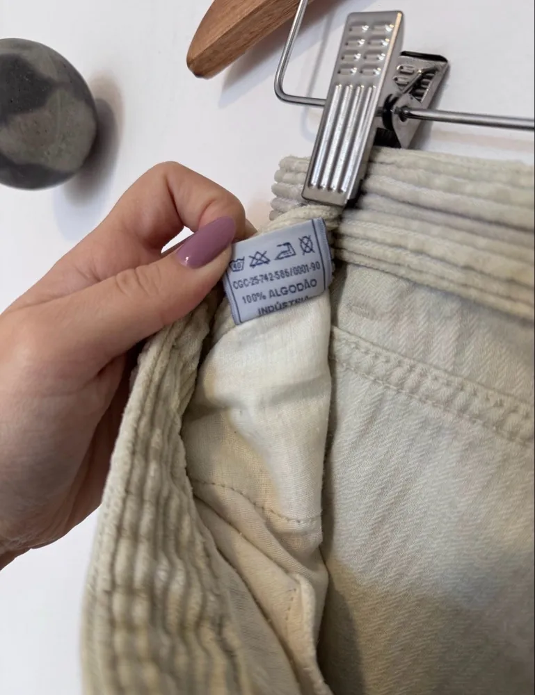 calça canelada
