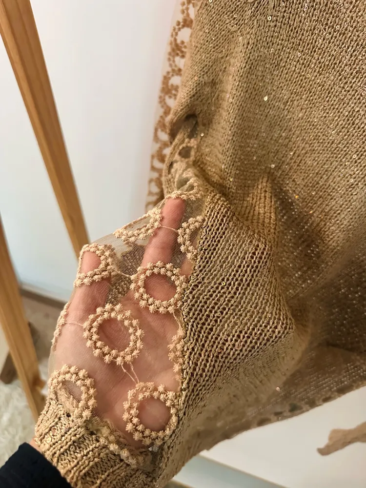 Trico Tule Dourado