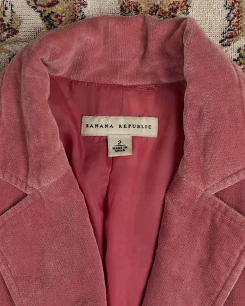 Blazer de veludo Banana Republic