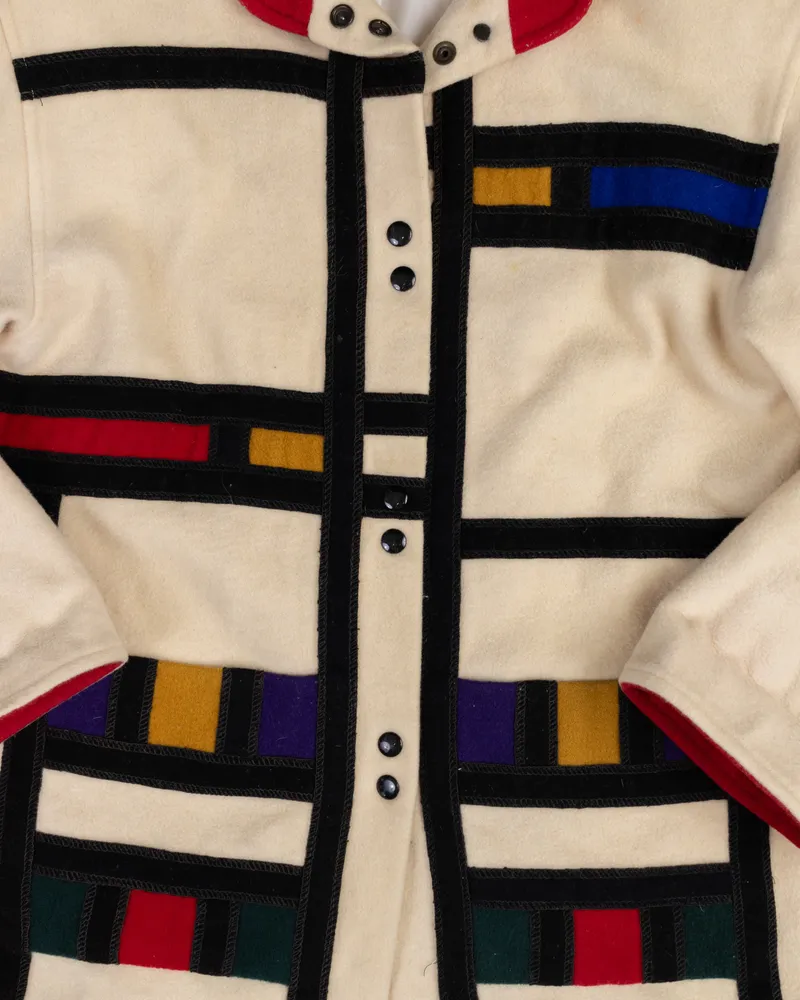 Casaco de lã Mondrian