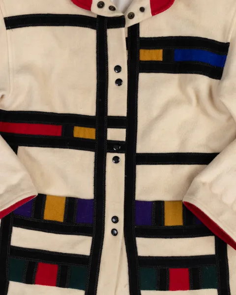 Casaco de lã Mondrian
