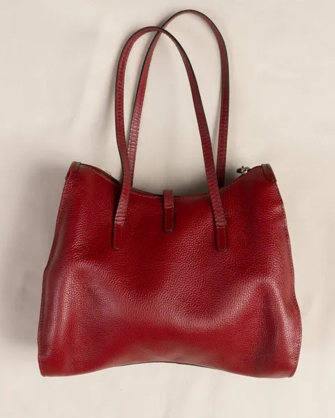 Bolsa de couro burgundy